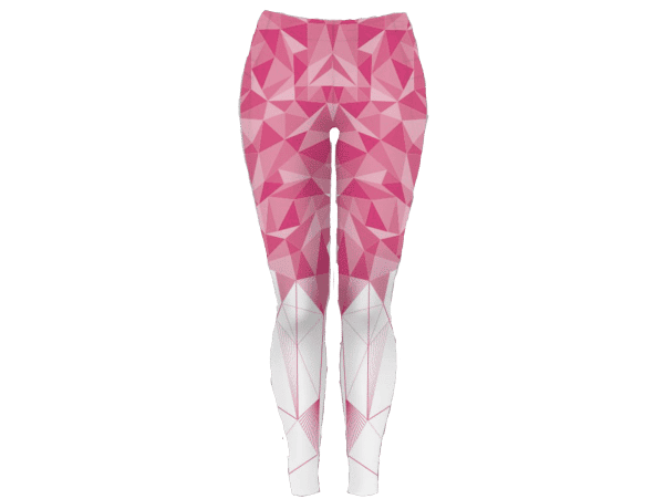 Dlouhé růžové běžecké legíny B+2021