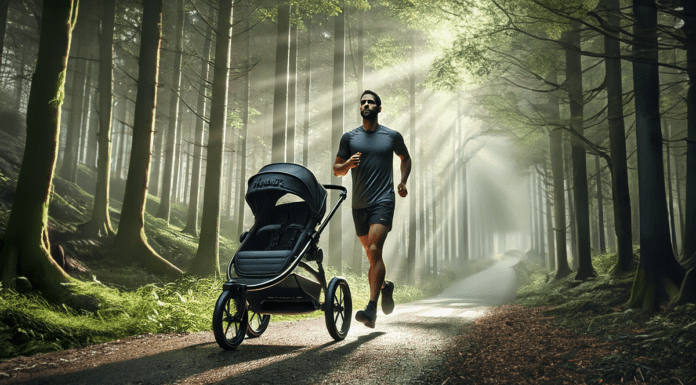 Proč začít běhat s kočárkem? – 1 díl běhání s kočárkem v parku