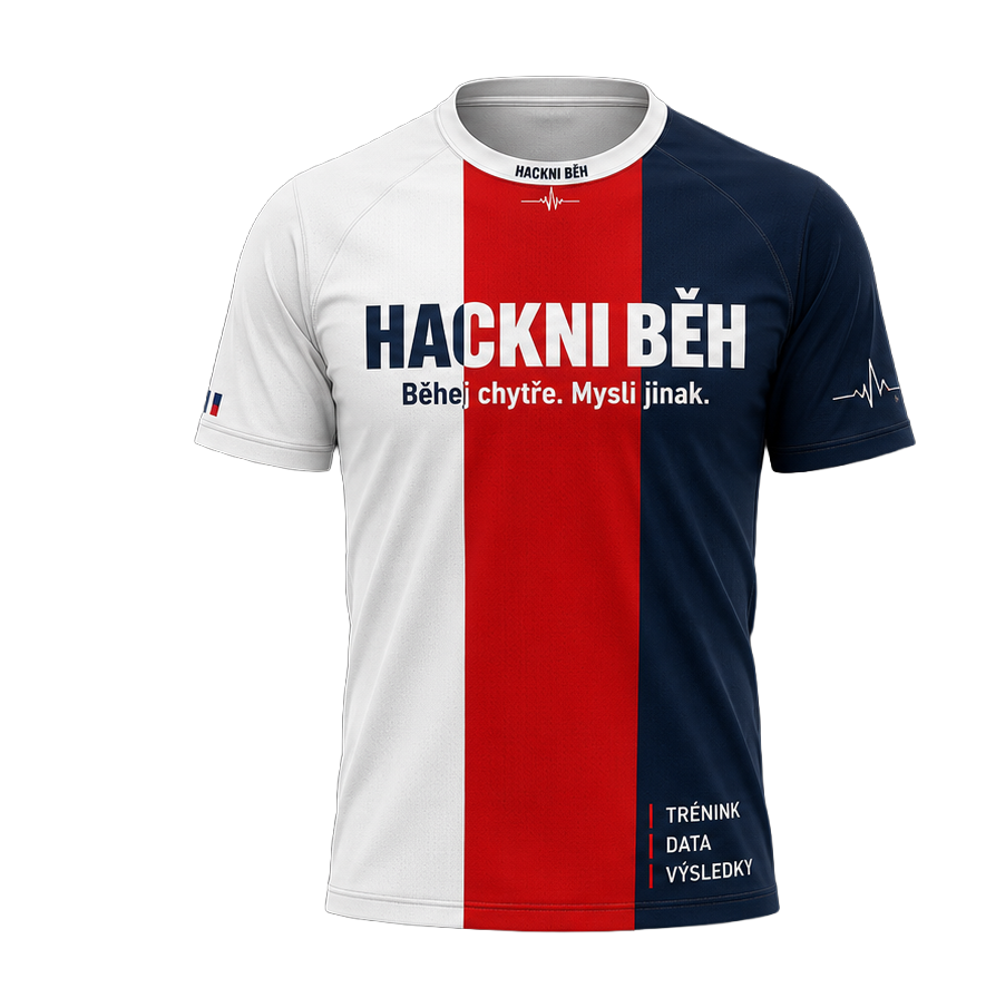 Elite CZE White – pánské závodní tričko